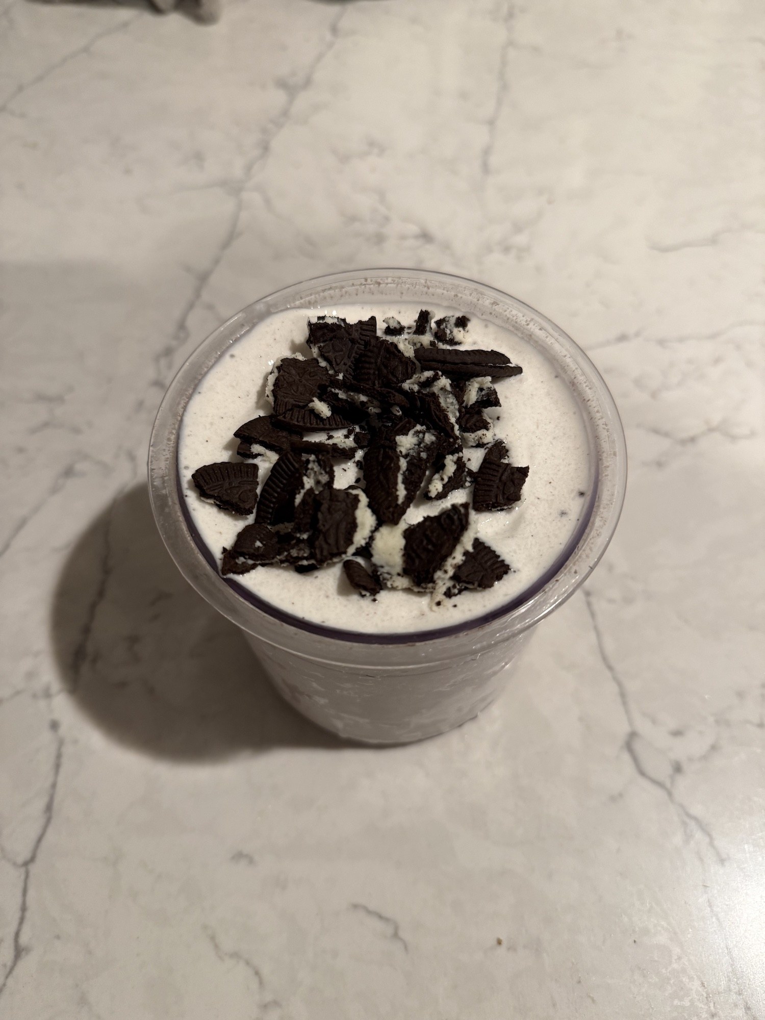 Oreo Ninja Creami McFlurry with crushed Oreo topping