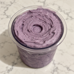 Blueberry Cheesecake Ninja Creami made without protein powder in a Ninja Creami pint