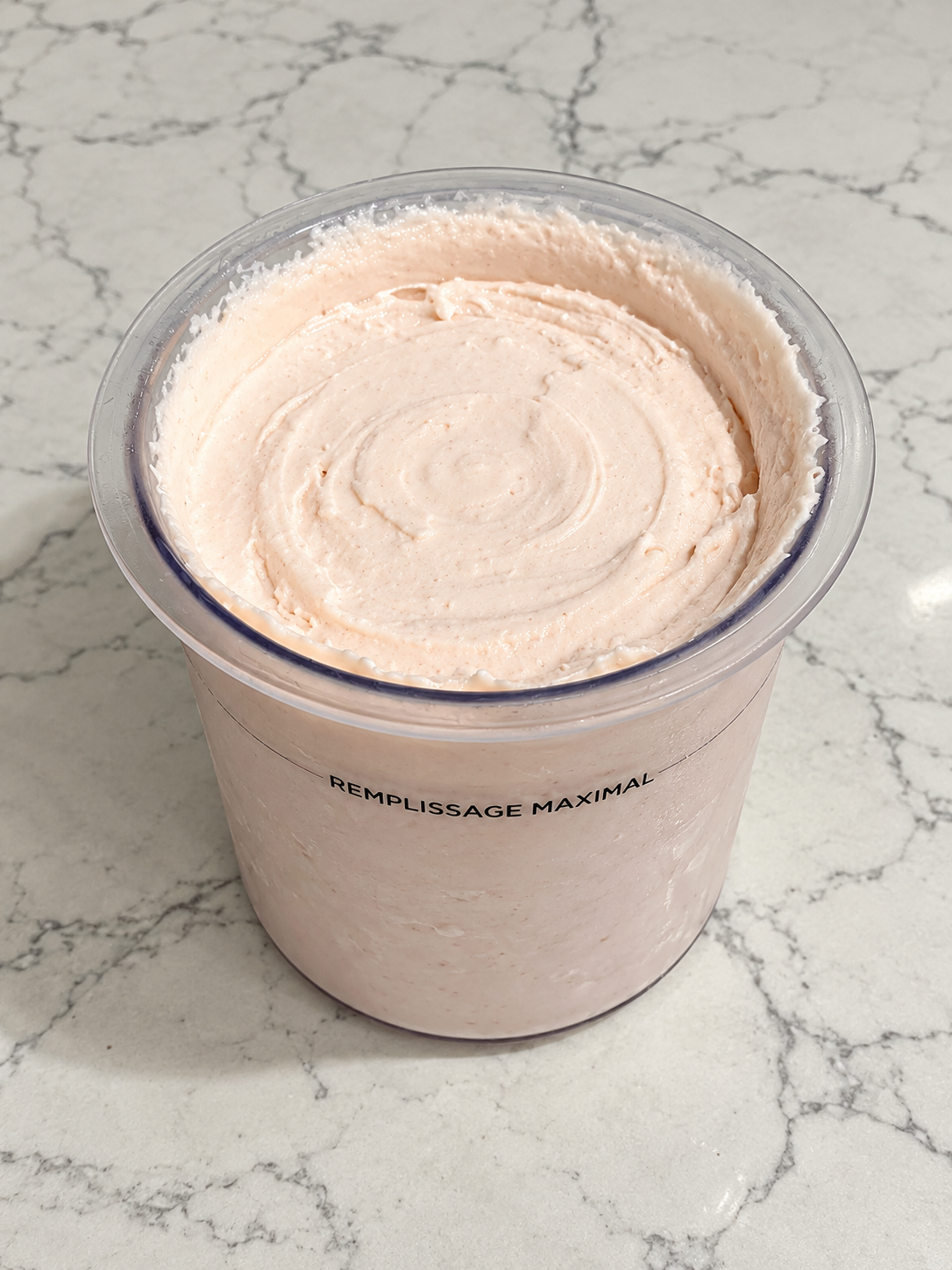 High-Protein Strawberry Cheesecake Pudding Ninja Creami in a Ninja Creami pint