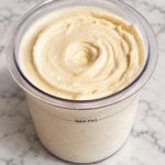 Caramel Macchiato Ninja Creami without protein powder in a Ninja Creami pint
