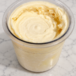 High-Protein Little Debbie Strawberry Shortcake Ninja Creami in a pint container